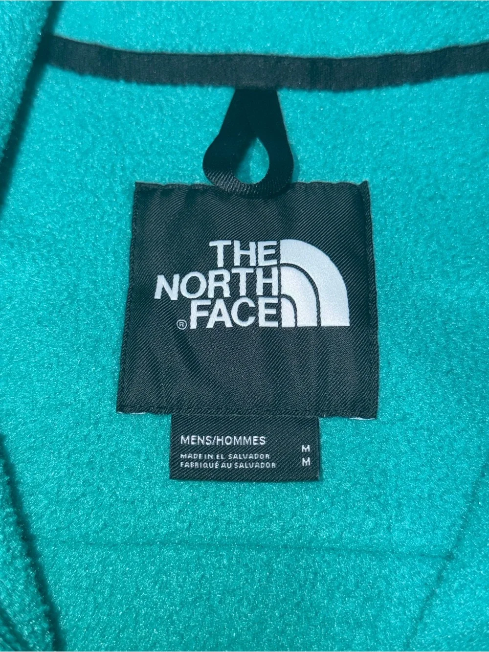 The North Face Teal DENALI 2.0 Men Fleece Full Zipper Jacket Mens Medium Winter